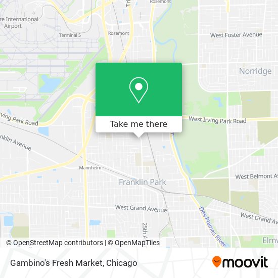 Gambino's Fresh Market map
