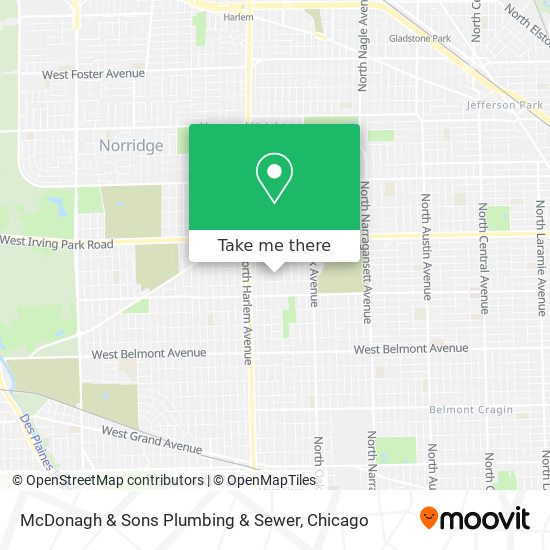 McDonagh & Sons Plumbing & Sewer map