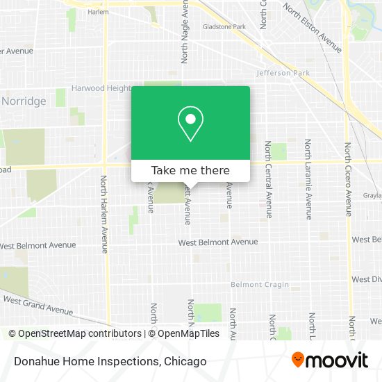 Mapa de Donahue Home Inspections