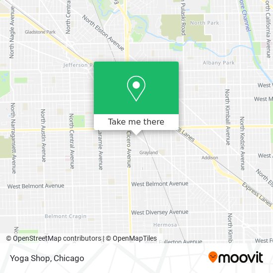 Yoga Shop map