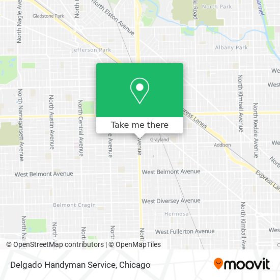 Delgado Handyman Service map