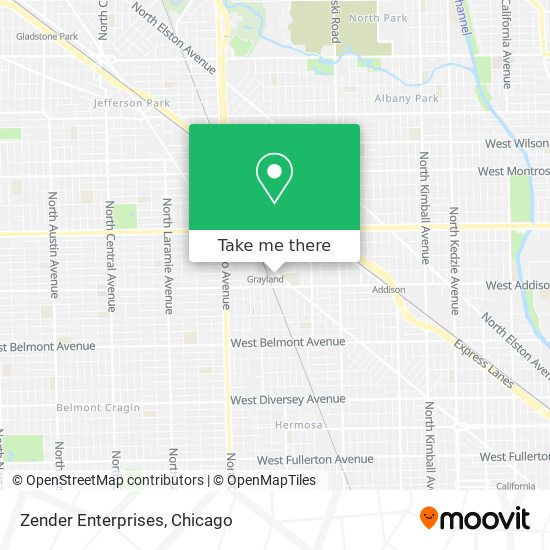 Mapa de Zender Enterprises