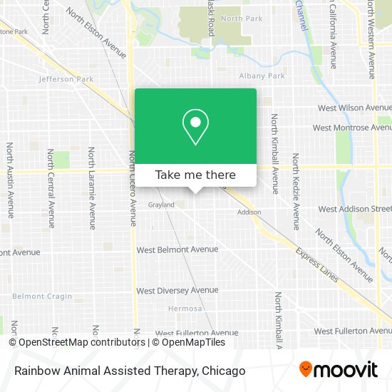 Mapa de Rainbow Animal Assisted Therapy