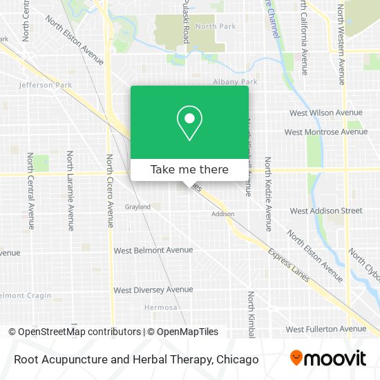 Mapa de Root Acupuncture and Herbal Therapy