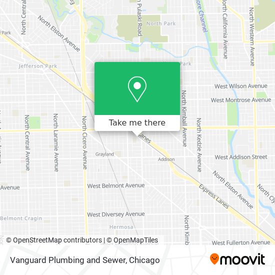 Mapa de Vanguard Plumbing and Sewer