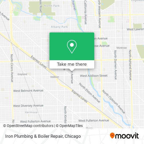 Iron Plumbing & Boiler Repair map