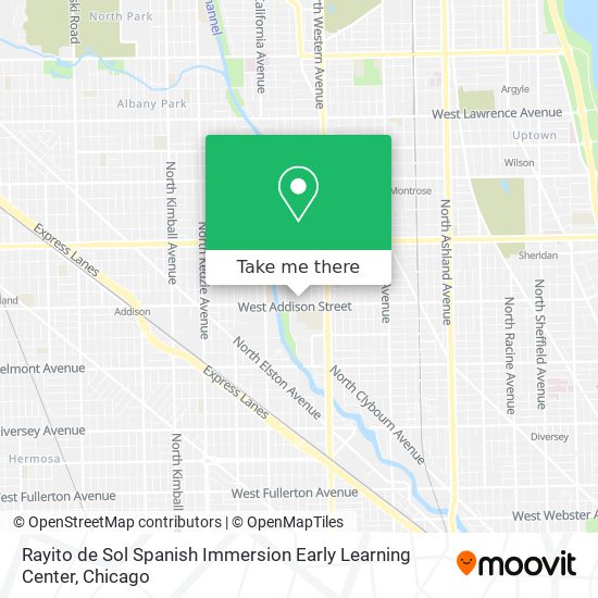 Mapa de Rayito de Sol Spanish Immersion Early Learning Center