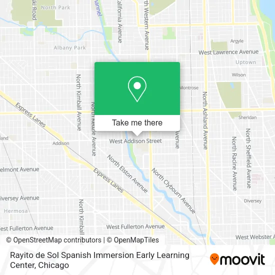 Rayito de Sol Spanish Immersion Early Learning Center map