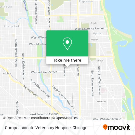 Compassionate Veterinary Hospice map