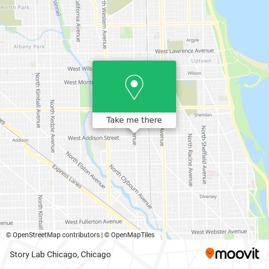 Mapa de Story Lab Chicago