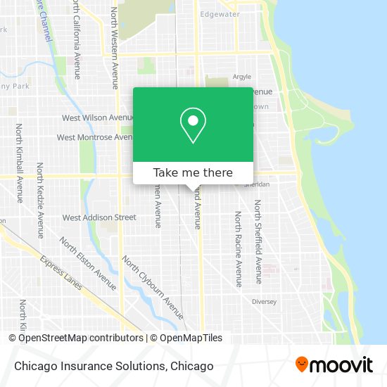 Chicago Insurance Solutions map