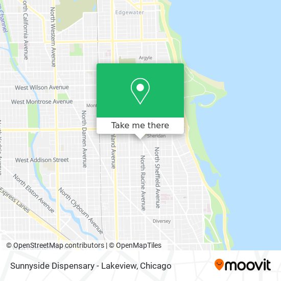 Mapa de Sunnyside Dispensary - Lakeview