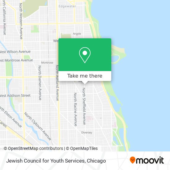 Mapa de Jewish Council for Youth Services