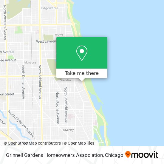 Grinnell Gardens Homeowners Association map