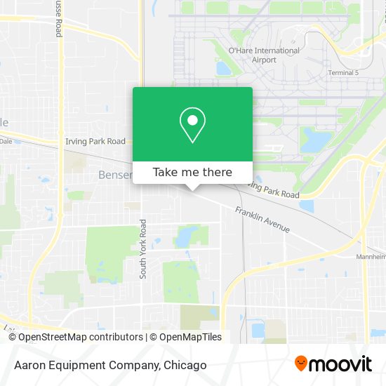 Aaron Equipment Company map