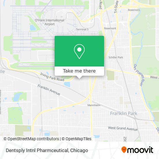 Mapa de Dentsply Intnl Pharmceutical