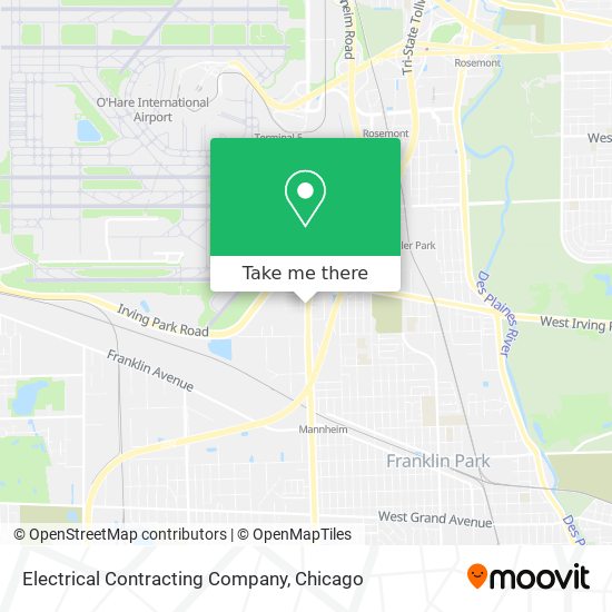 Electrical Contracting Company map