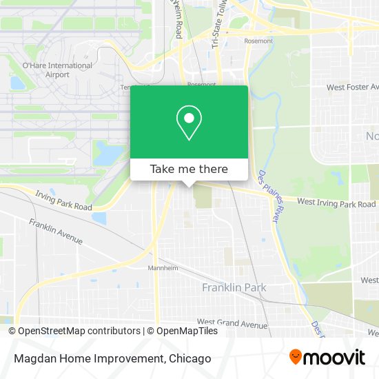 Magdan Home Improvement map