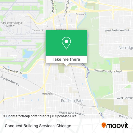 Conquest Building Services map