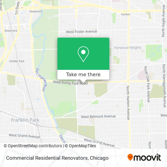 Commercial Residential Renovators map