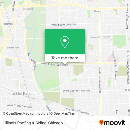 Illinois Roofing & Siding map