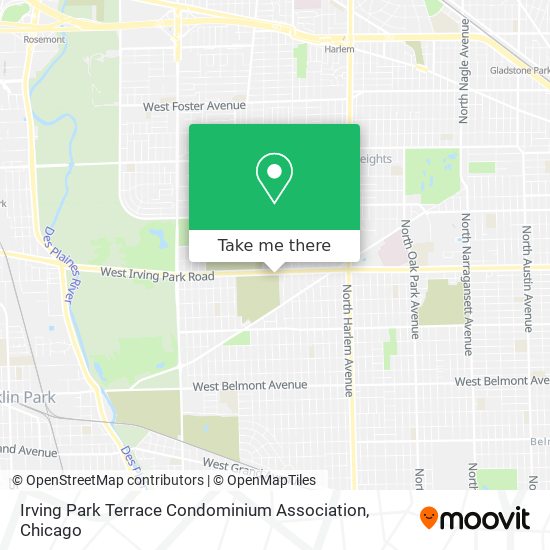 Irving Park Terrace Condominium Association map