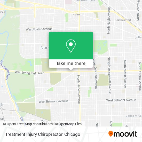 Treatment Injury Chiropractor map