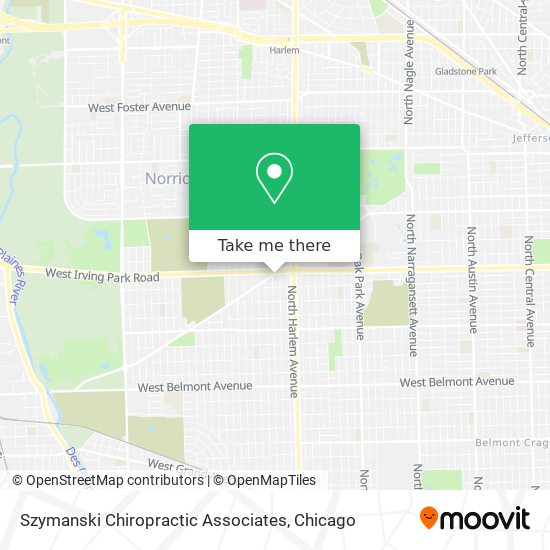 Szymanski Chiropractic Associates map