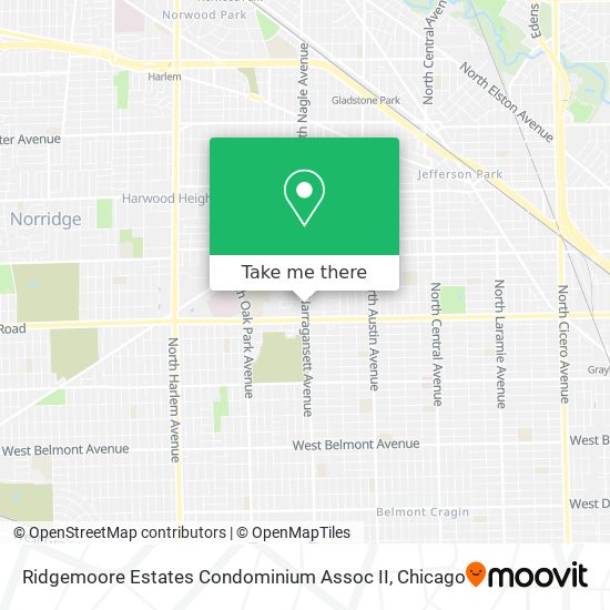 Mapa de Ridgemoore Estates Condominium Assoc II