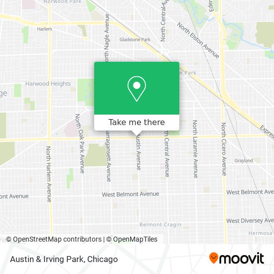 Mapa de Austin & Irving Park