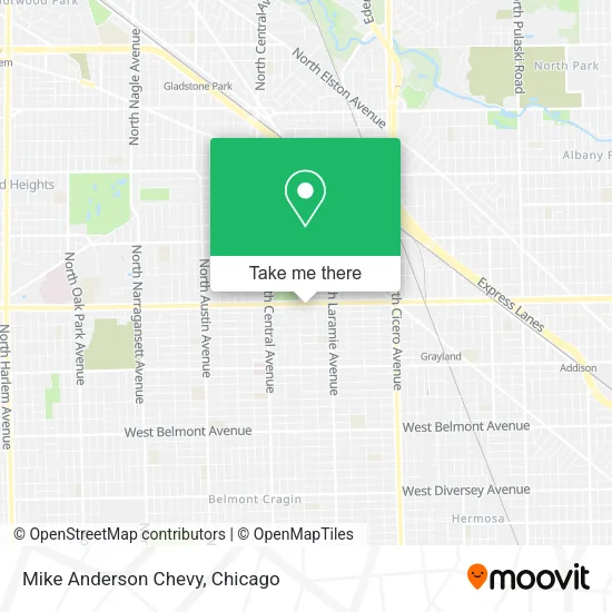 Mike Anderson Chevy map