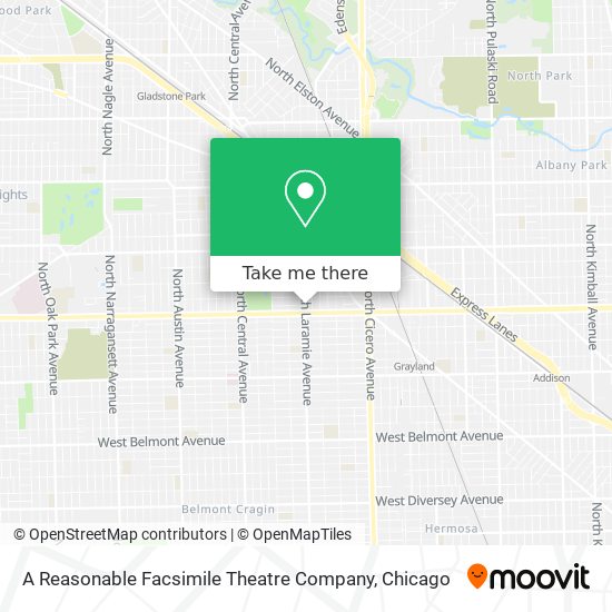 A Reasonable Facsimile Theatre Company map