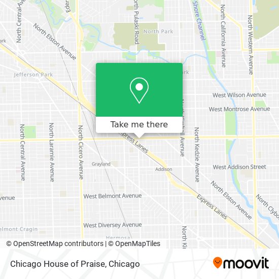 Mapa de Chicago House of Praise