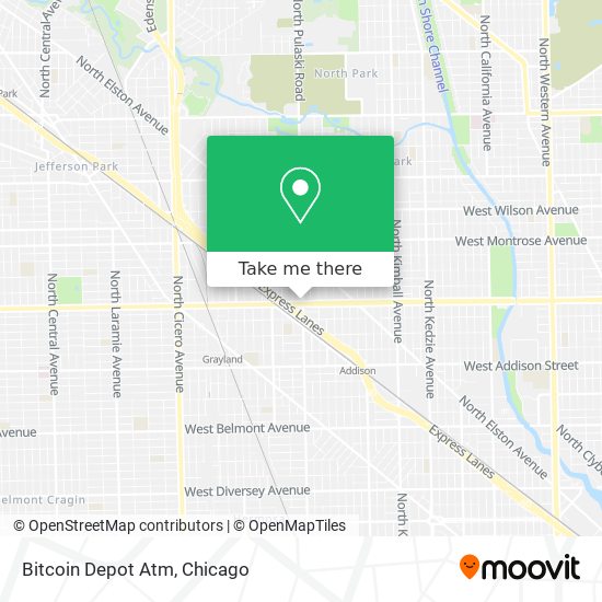 Mapa de Bitcoin Depot Atm