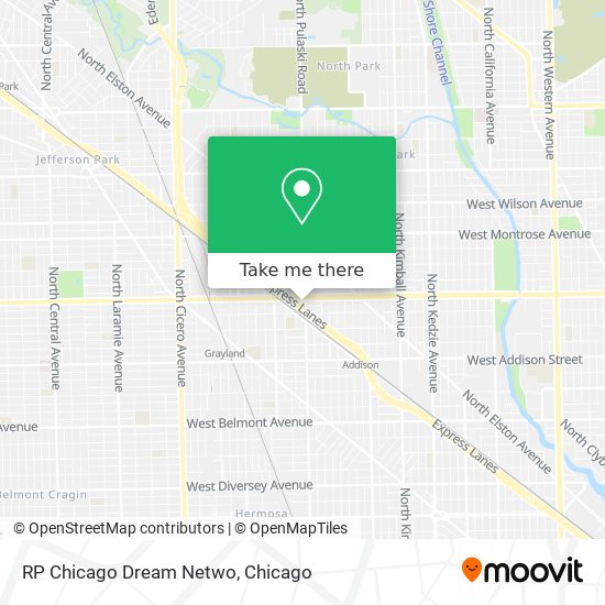 Mapa de RP Chicago Dream Netwo