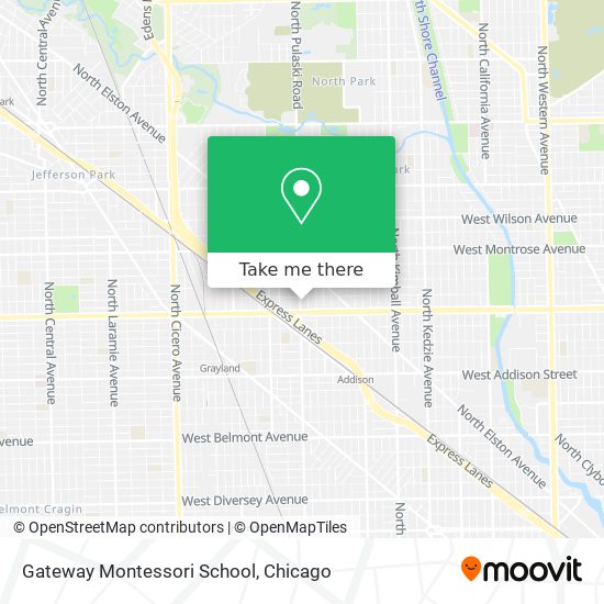Mapa de Gateway Montessori School