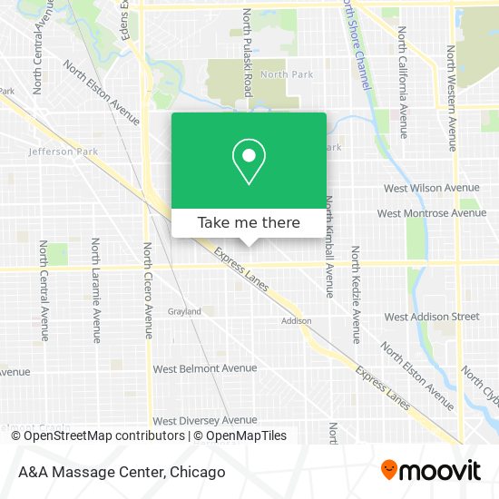 A&A Massage Center map