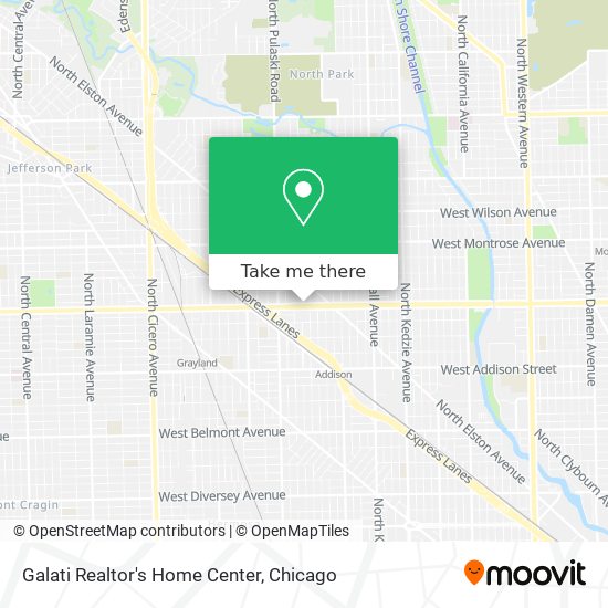 Galati Realtor's Home Center map