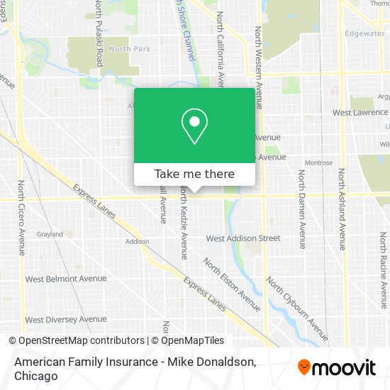 American Family Insurance - Mike Donaldson map