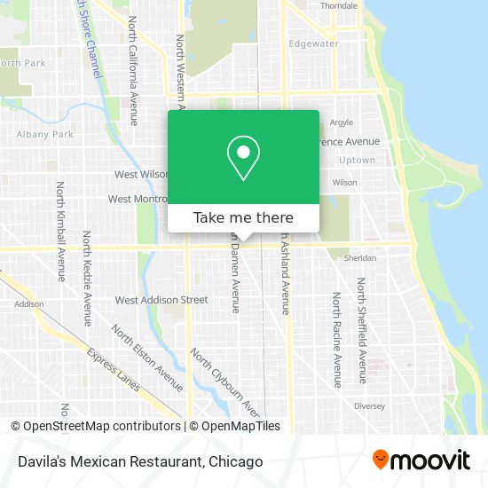 Mapa de Davila's Mexican Restaurant