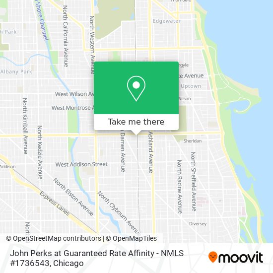 John Perks at Guaranteed Rate Affinity - NMLS #1736543 map