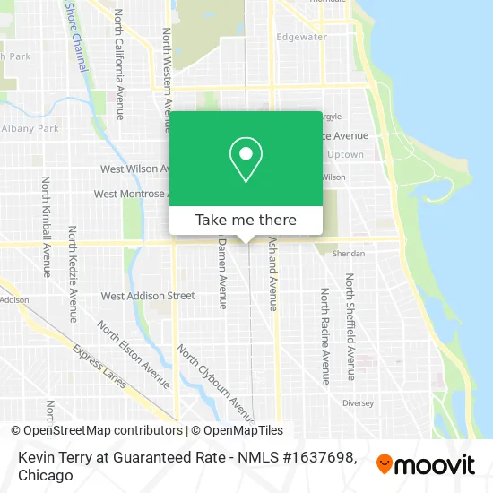 Kevin Terry at Guaranteed Rate - NMLS #1637698 map