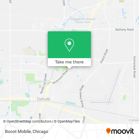 Mapa de Boost Mobile