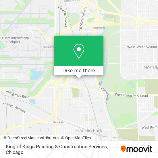 King of Kings Painting & Construction Services map