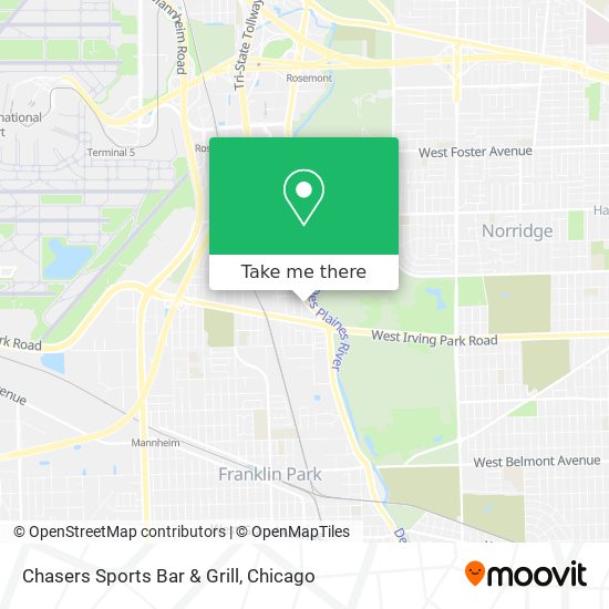 Chasers Sports Bar & Grill map