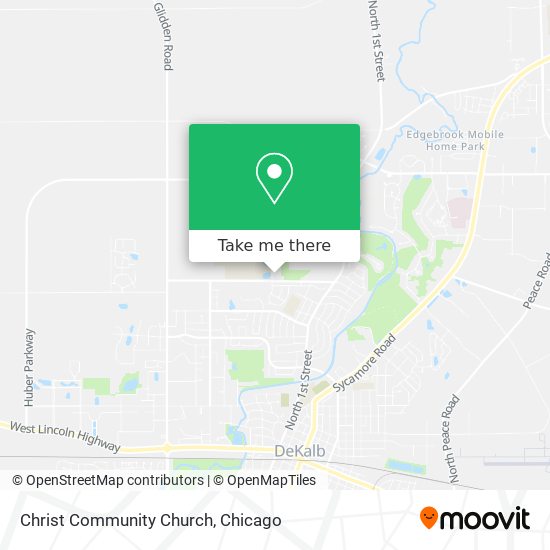 Christ Community Church map