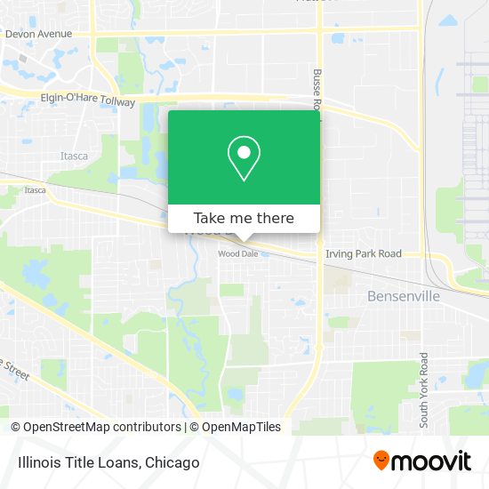 Illinois Title Loans map