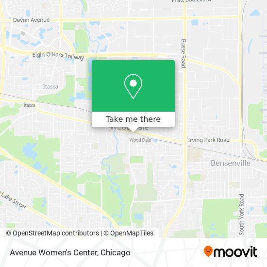 Avenue Women's Center map