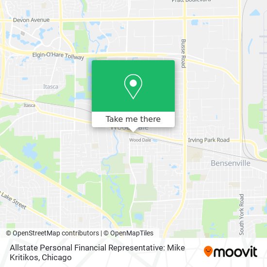 Allstate Personal Financial Representative: Mike Kritikos map