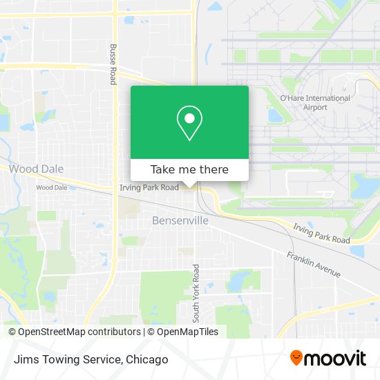 Jims Towing Service map